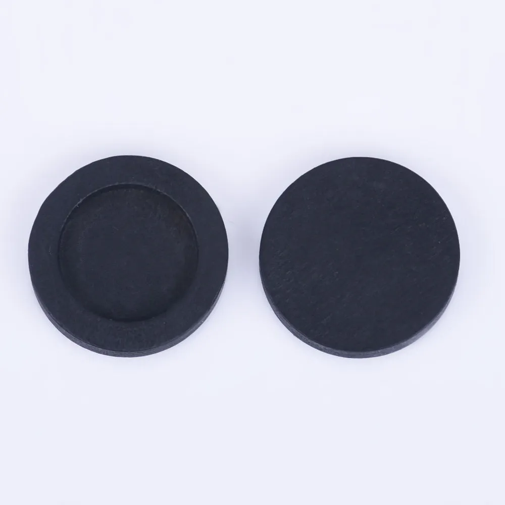 12mm Round Wooden Pendant Tray Bezel Setting Blanks wood Bezel Cup unfinished wooden jewel supply black 20pcs