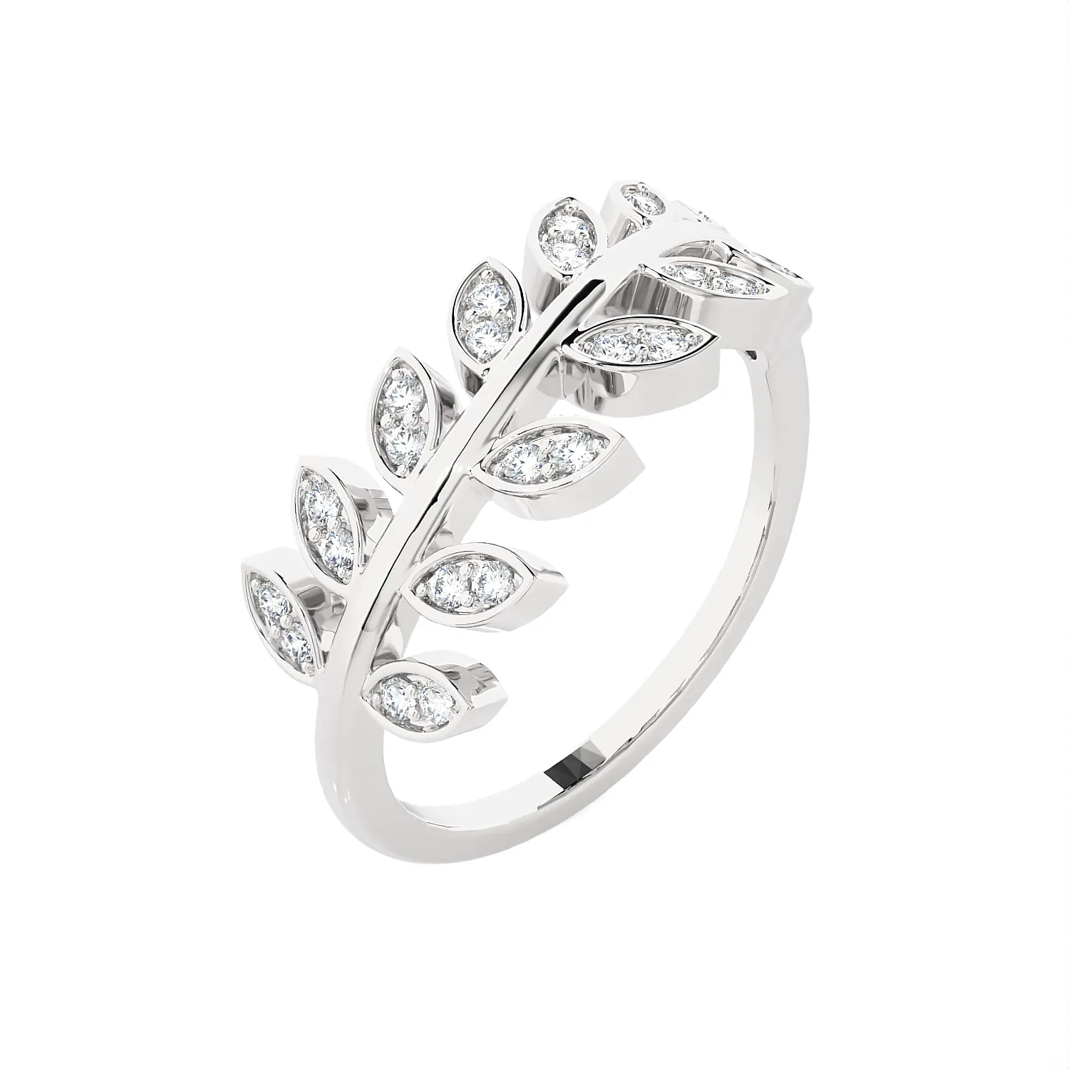 1/5 ctw Round Lab Grown Diamond Ring