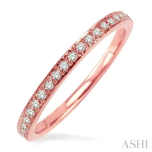 1/6 Ctw Diamond Band in 14K Rose Gold