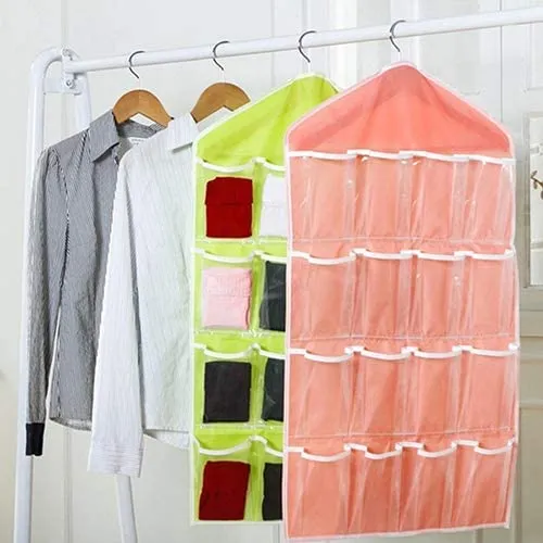 16 Pockets Socks Organizer