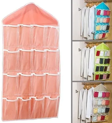 16 Pockets Socks Organizer