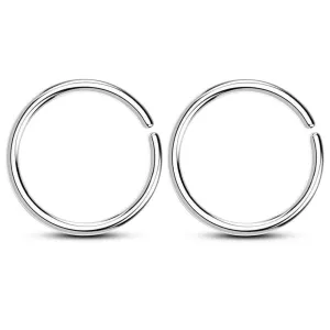 18G Simple Seamless Nose Hoop Cartilage Rings