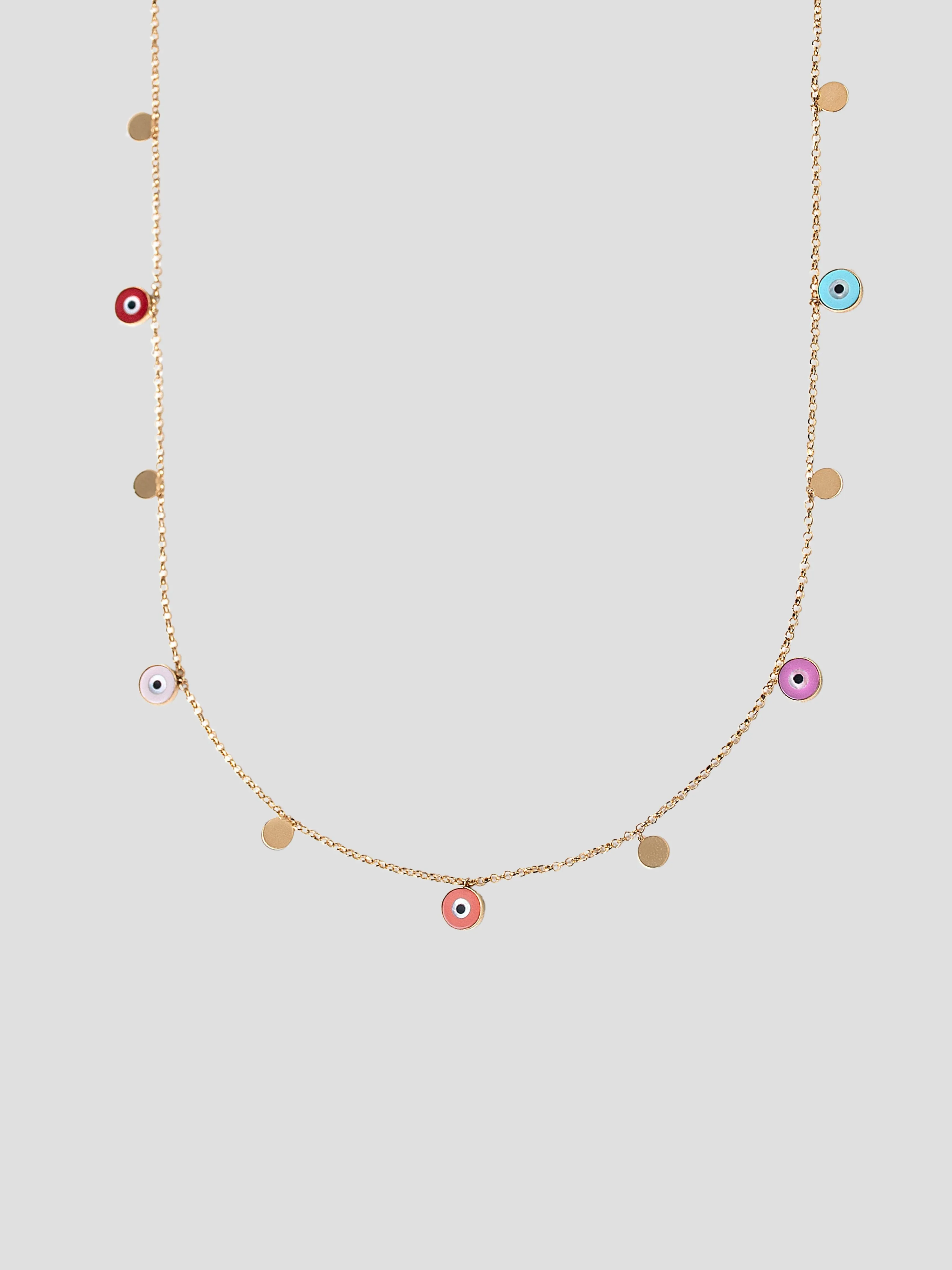 18K Gold And Resin Necklace