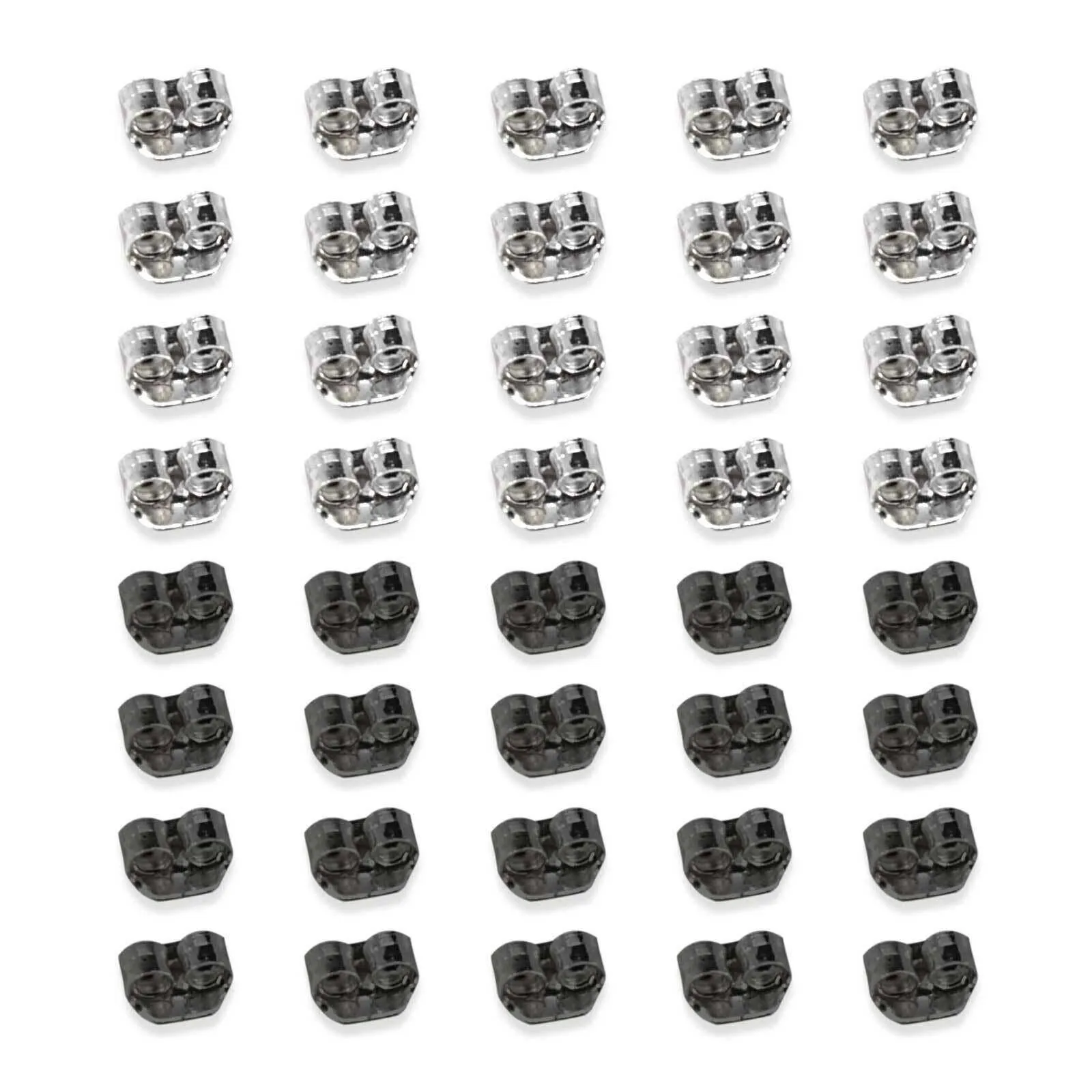 1928 Jewelry 40 Pack Metal Stud Butterfly Earring Backs