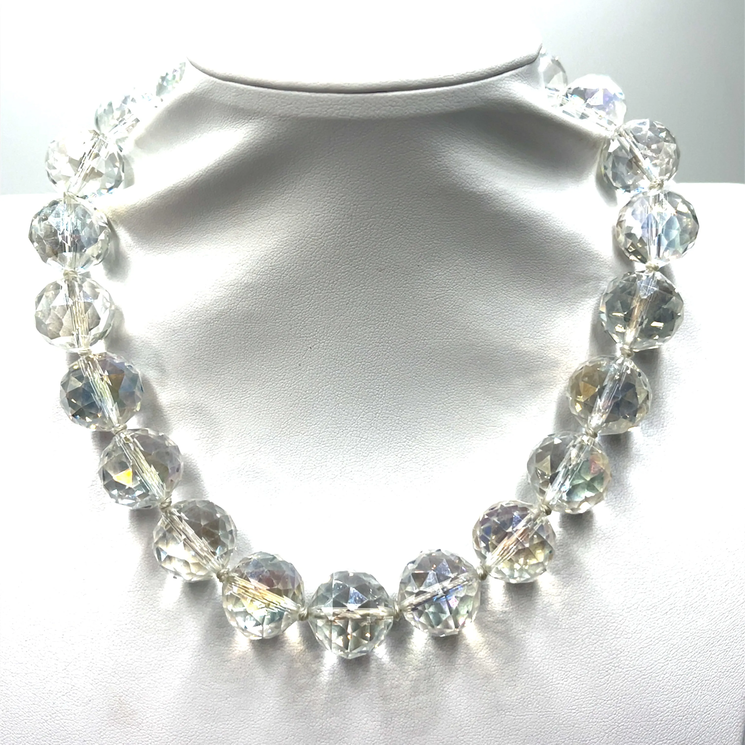 20mm Crystal Sphere Short Necklace