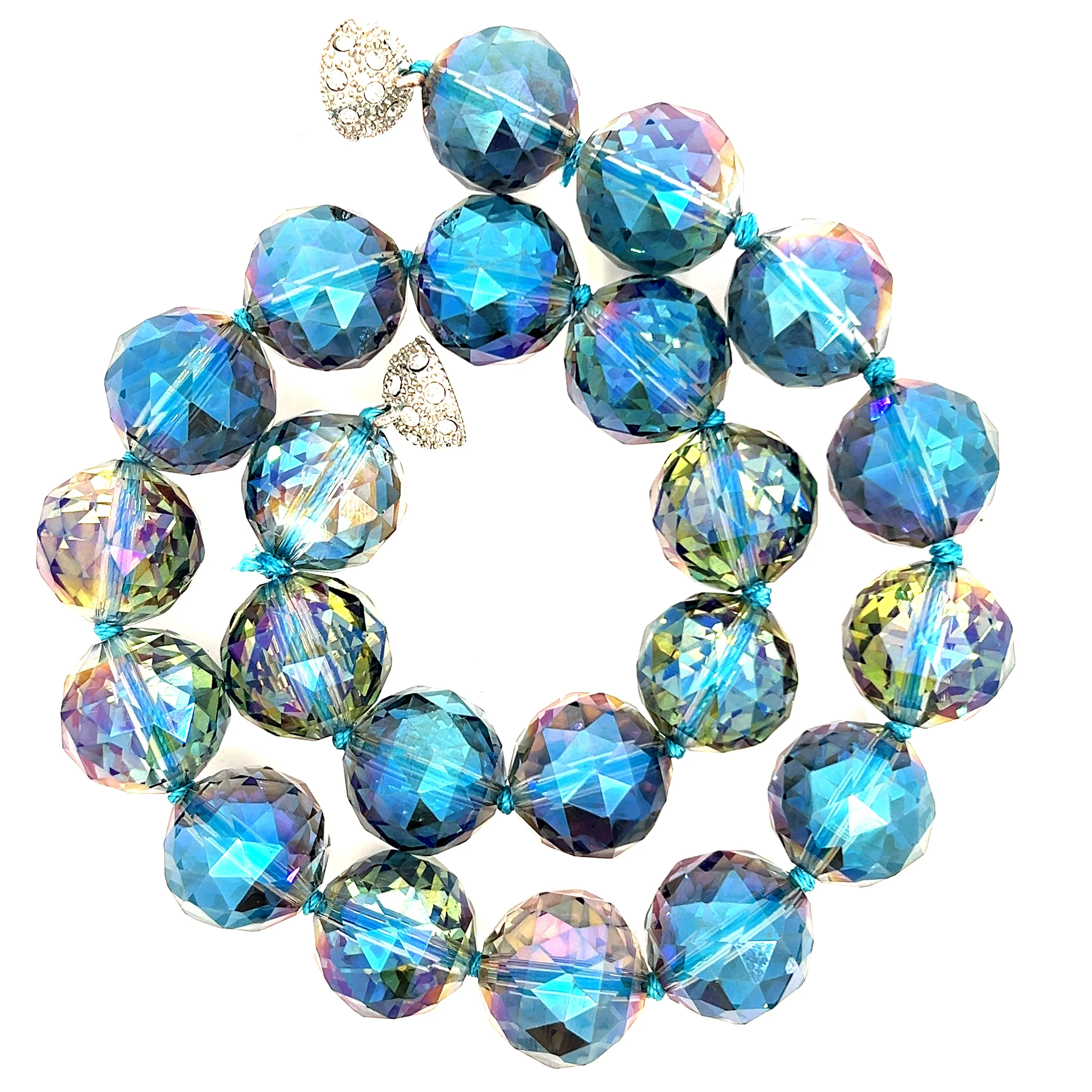 20mm Crystal Sphere Short Necklace