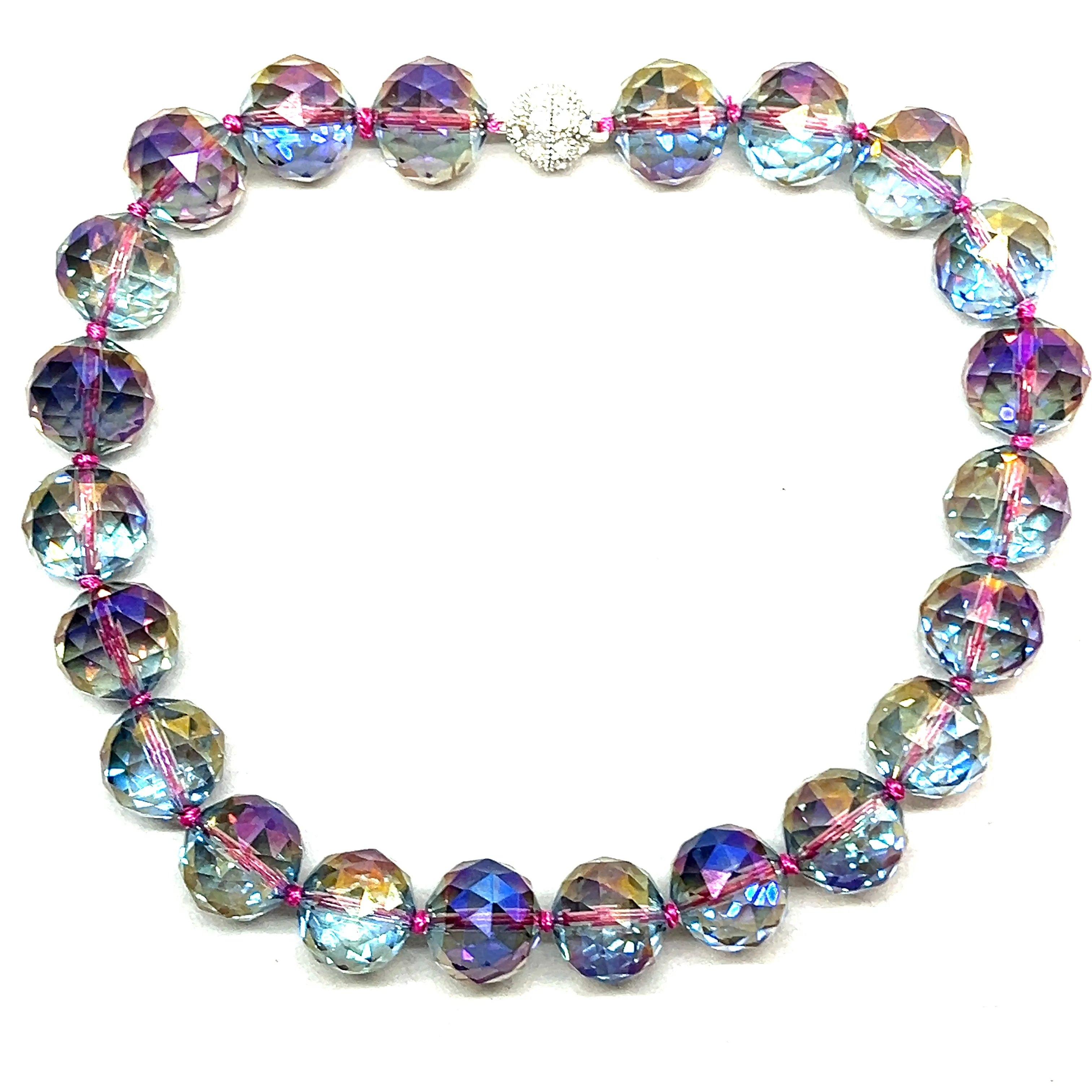 20mm Crystal Sphere Short Necklace