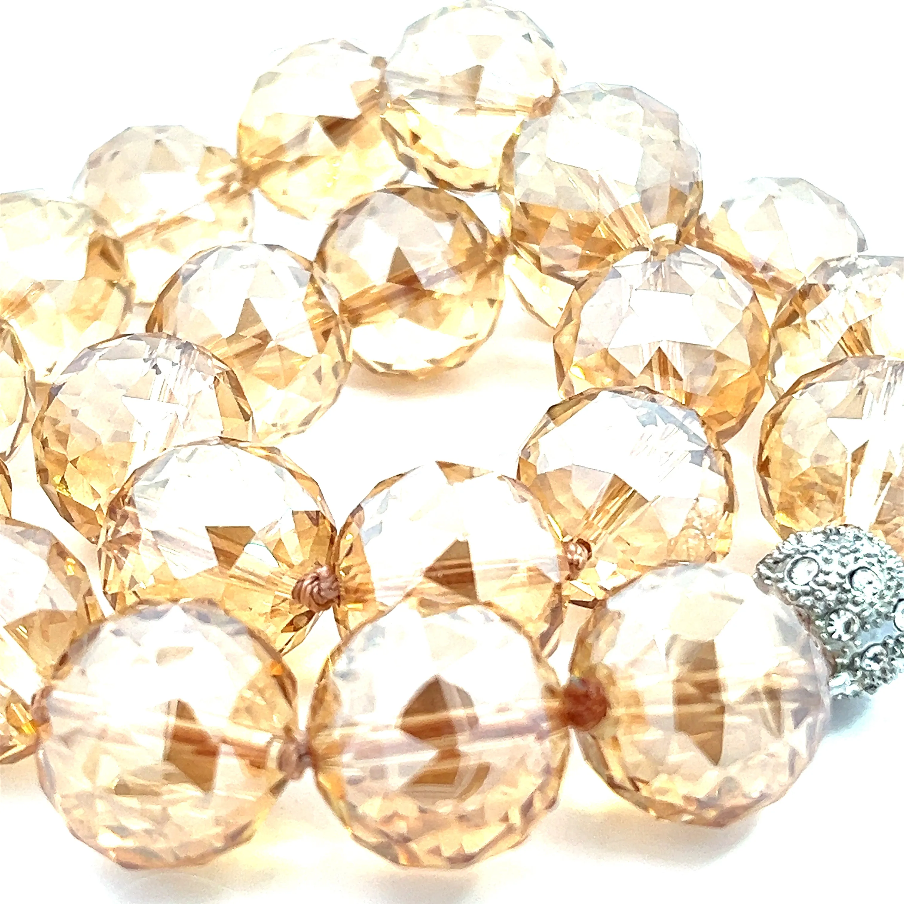 20mm Crystal Sphere Short Necklace