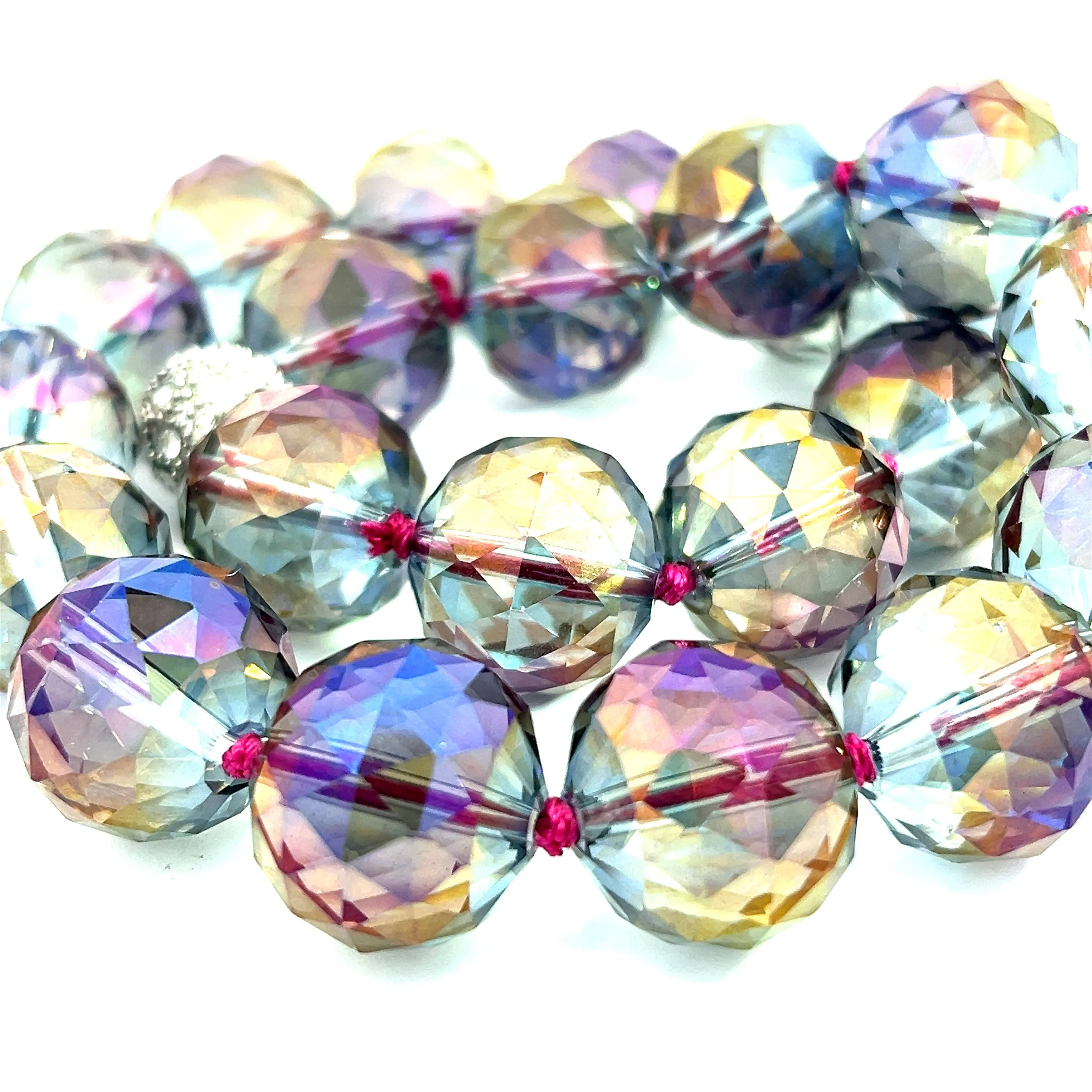 20mm Crystal Sphere Short Necklace