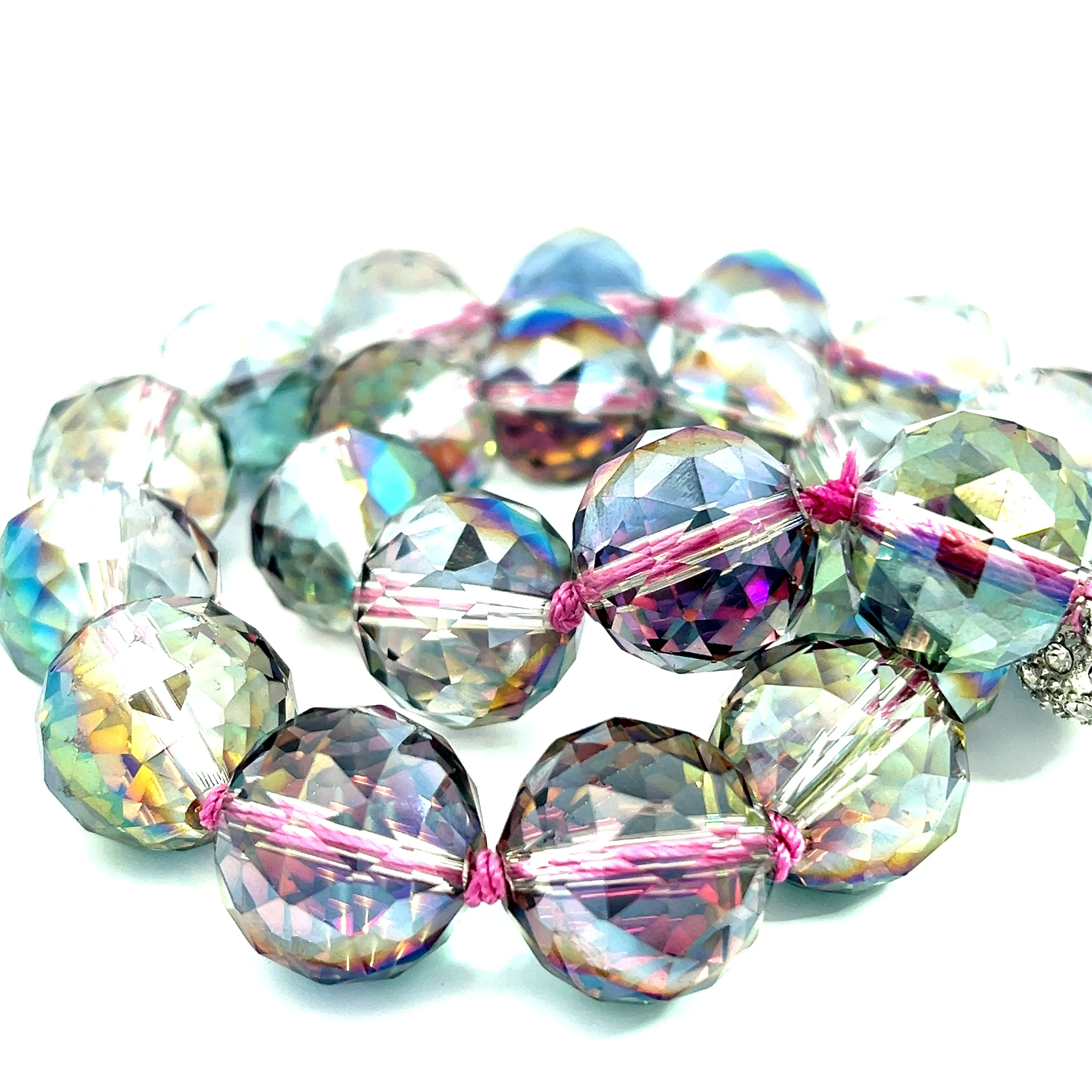 20mm Crystal Sphere Short Necklace