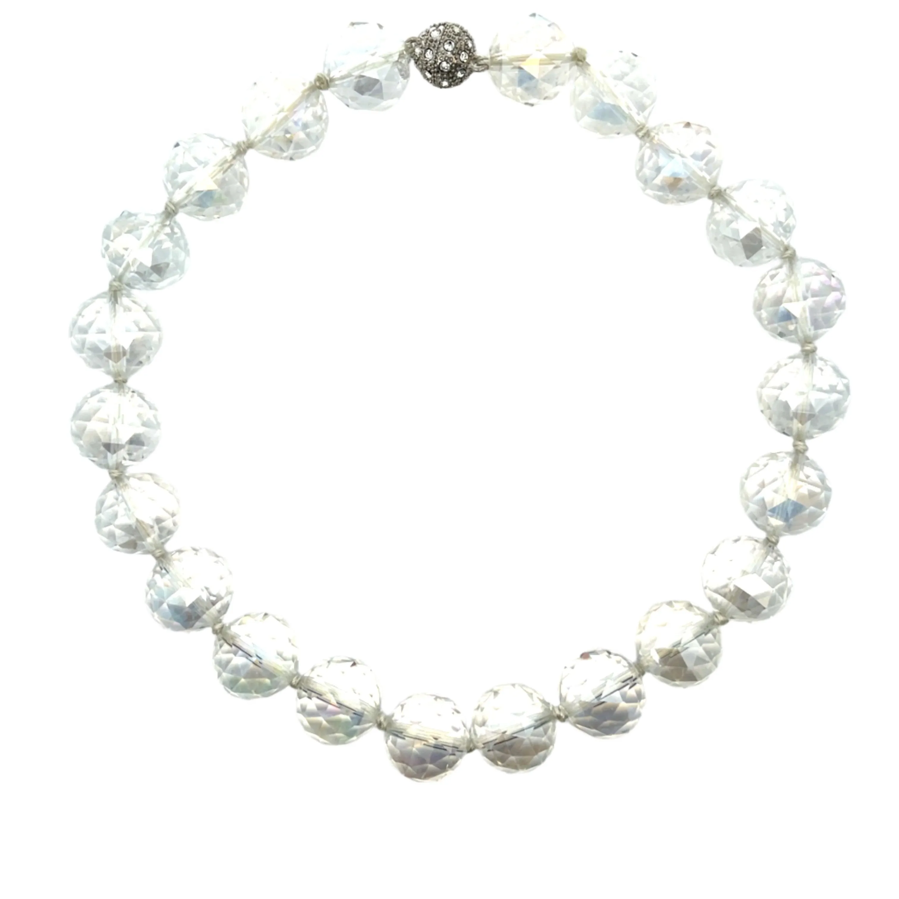 20mm Crystal Sphere Short Necklace