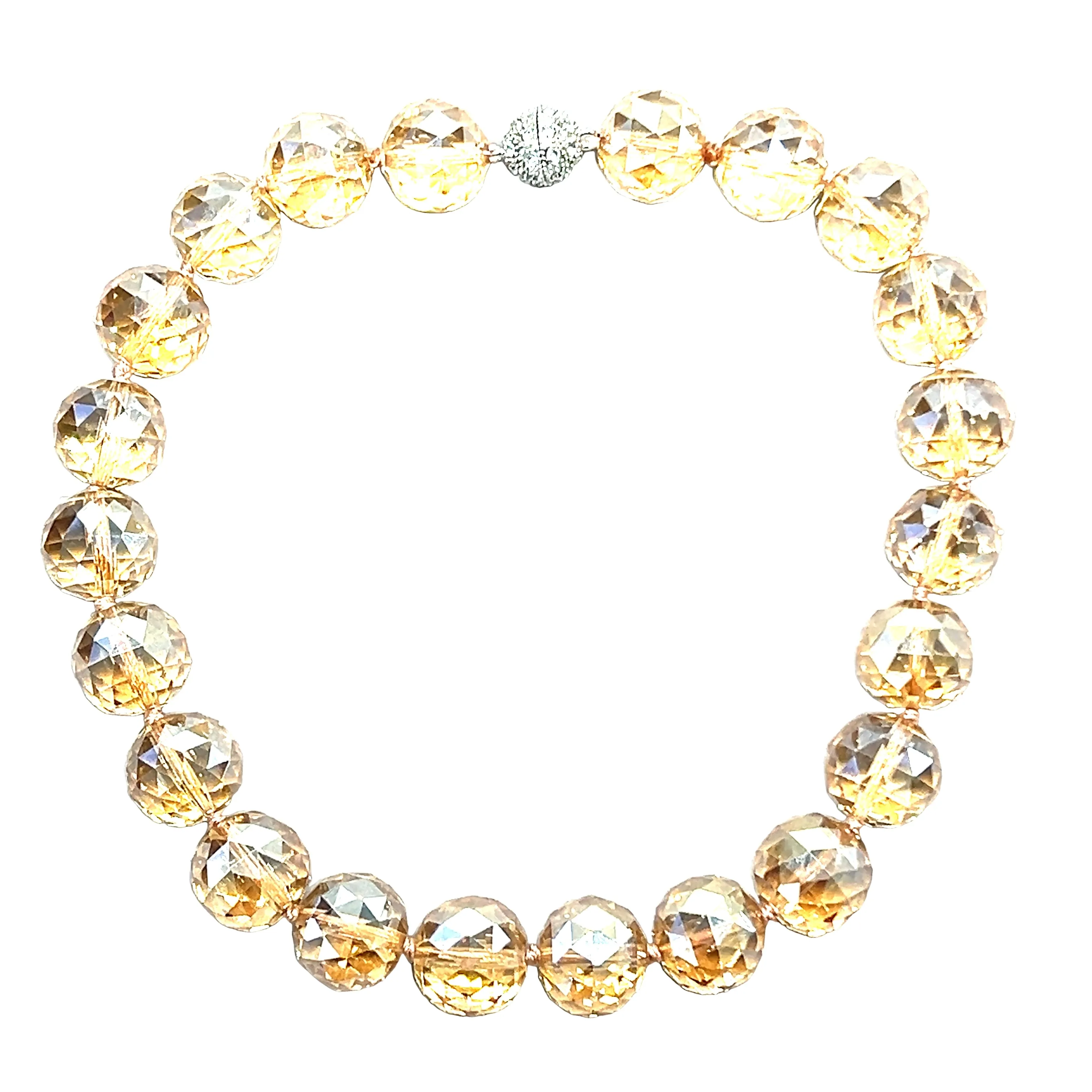 20mm Crystal Sphere Short Necklace