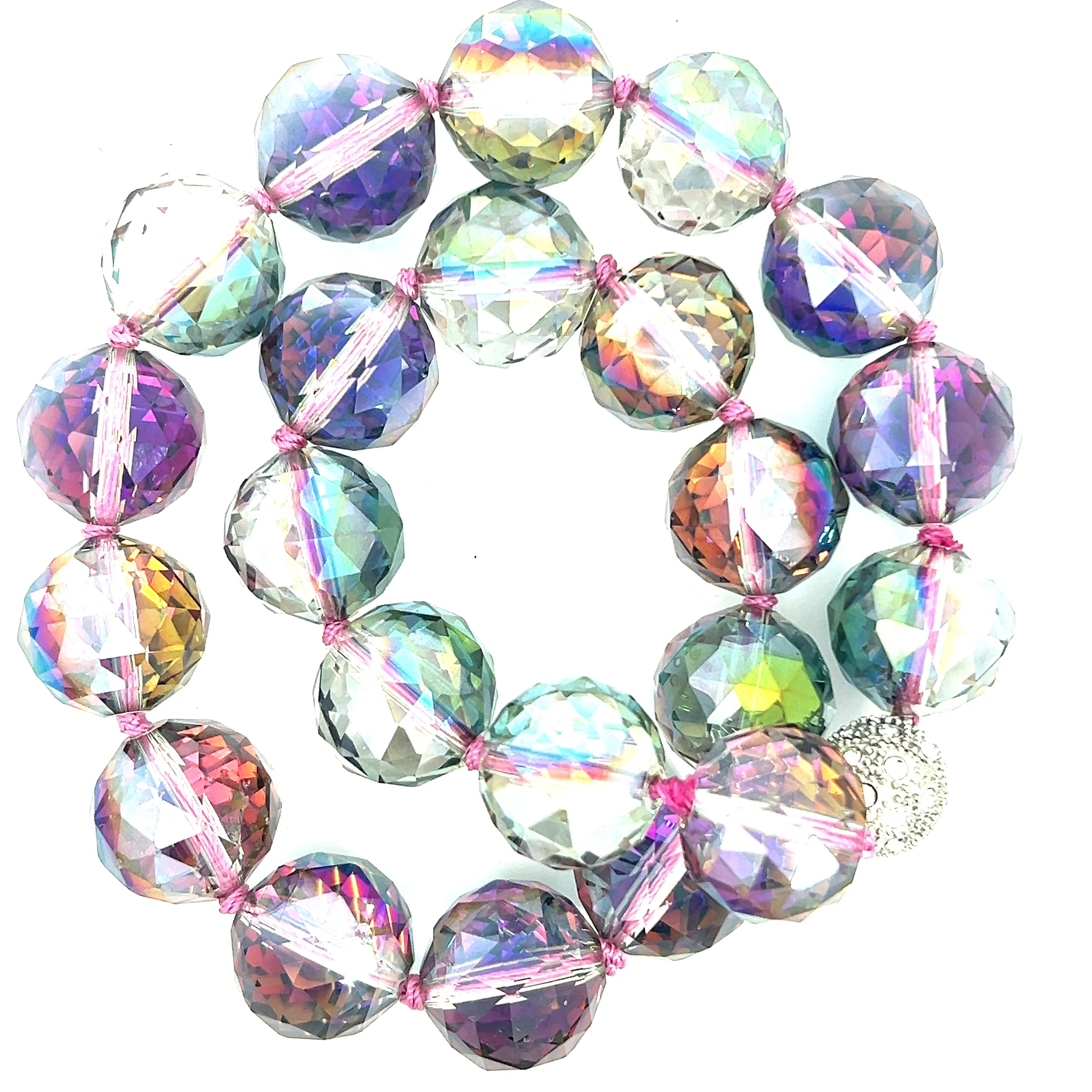 20mm Crystal Sphere Short Necklace