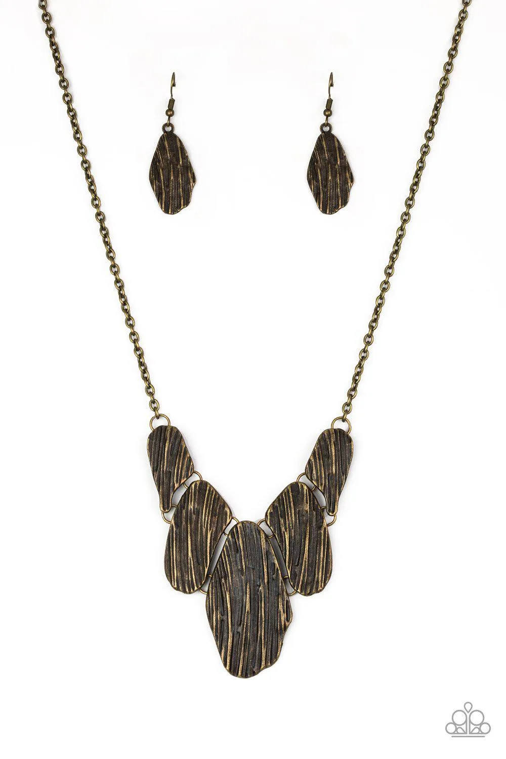 A New Discovery Brass Necklace - Paparazzi Accessories