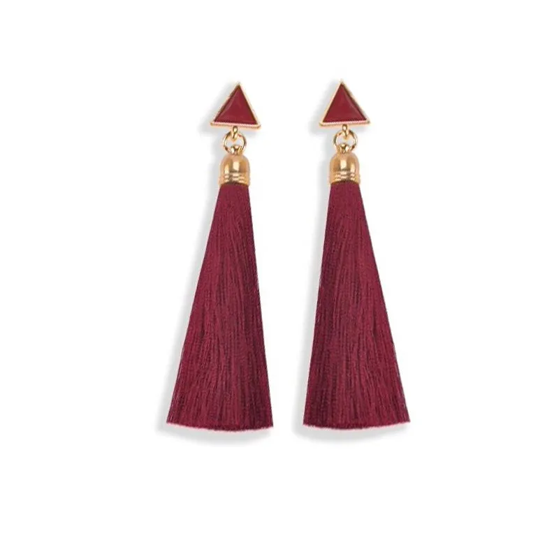 Allure Earrings Sharon Burgundy