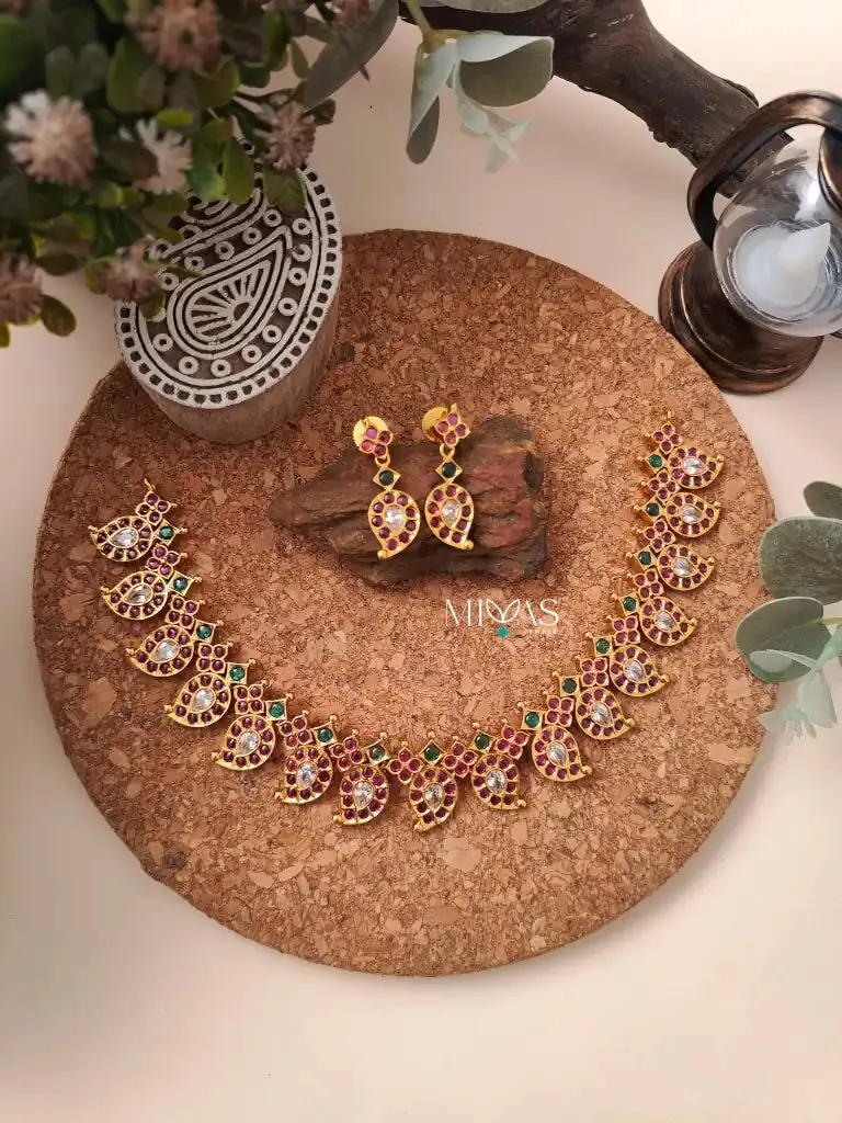 Amala - Mango Design Necklace