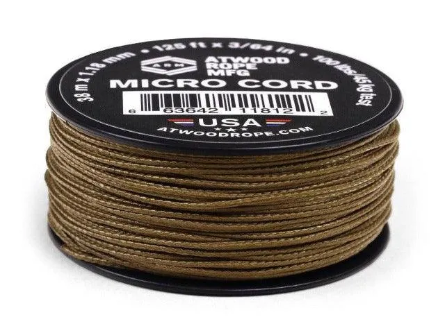 Atwood Micro Cord 1.18mm - Coyote Brown