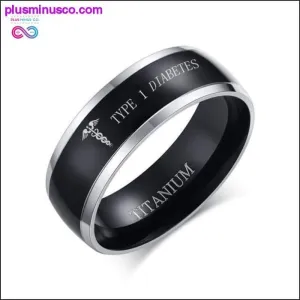 AUM OM Black Ring for Men Titanium Casual Simple Male