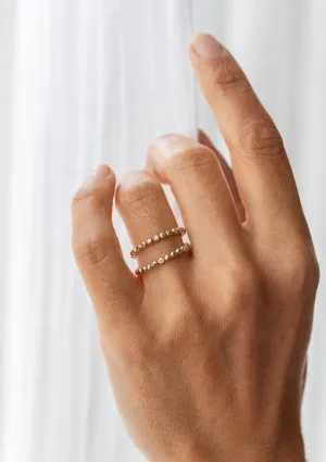 Bobble Gold Ring