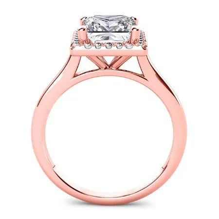 Callalily - Princess Lab Diamond Engagement Ring (IGI Certified)