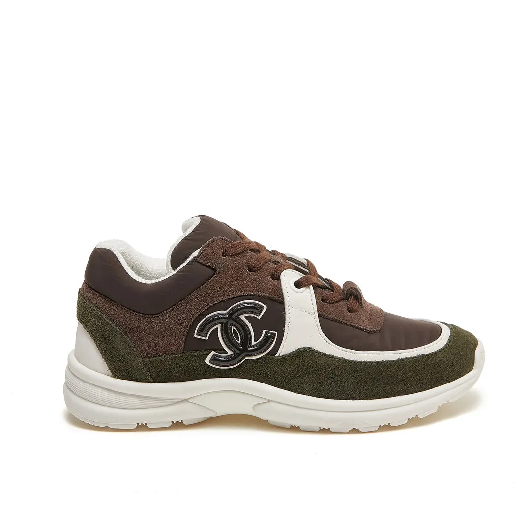 CC TRAINER TRIPLE BROWN GREEN SUEDE