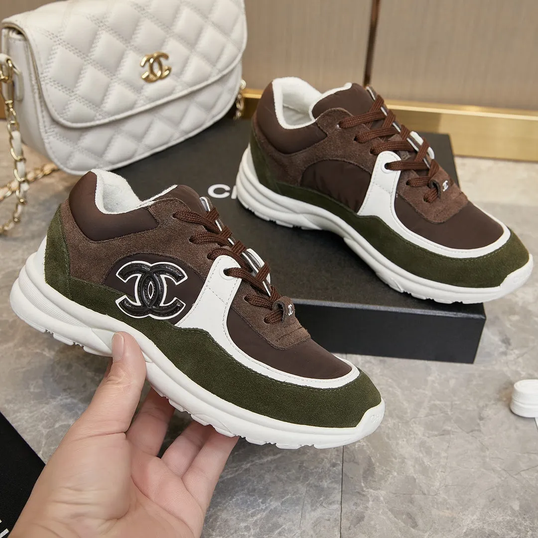 CC TRAINER TRIPLE BROWN GREEN SUEDE