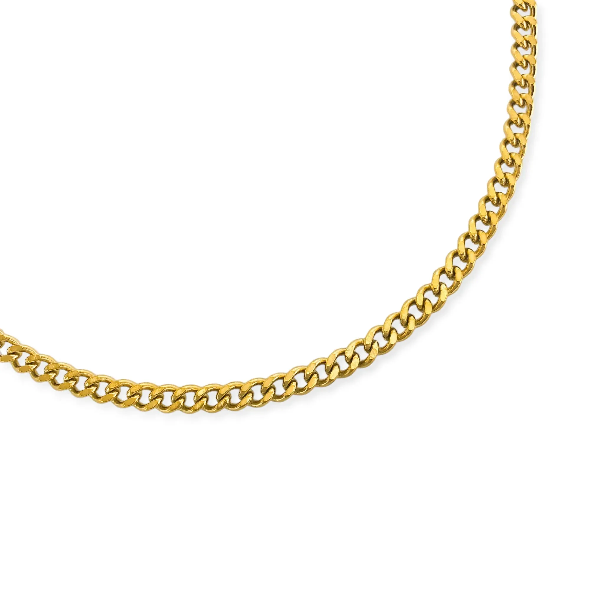 Charm Bar | Chunky Gold Chain Charm Necklace