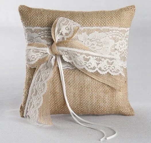 Country Romance Ring Bearer Pillow