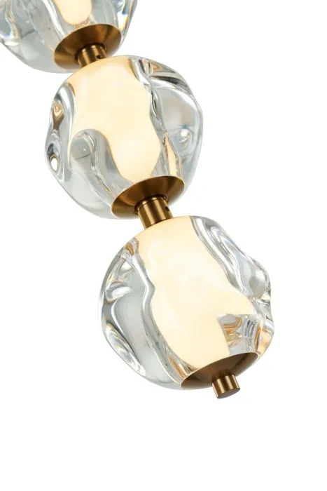 Craftmade 59491-SB-LED Jackie 7 Light LED Pendant in Satin Brass