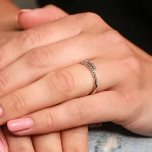 Crystal Twist Ring