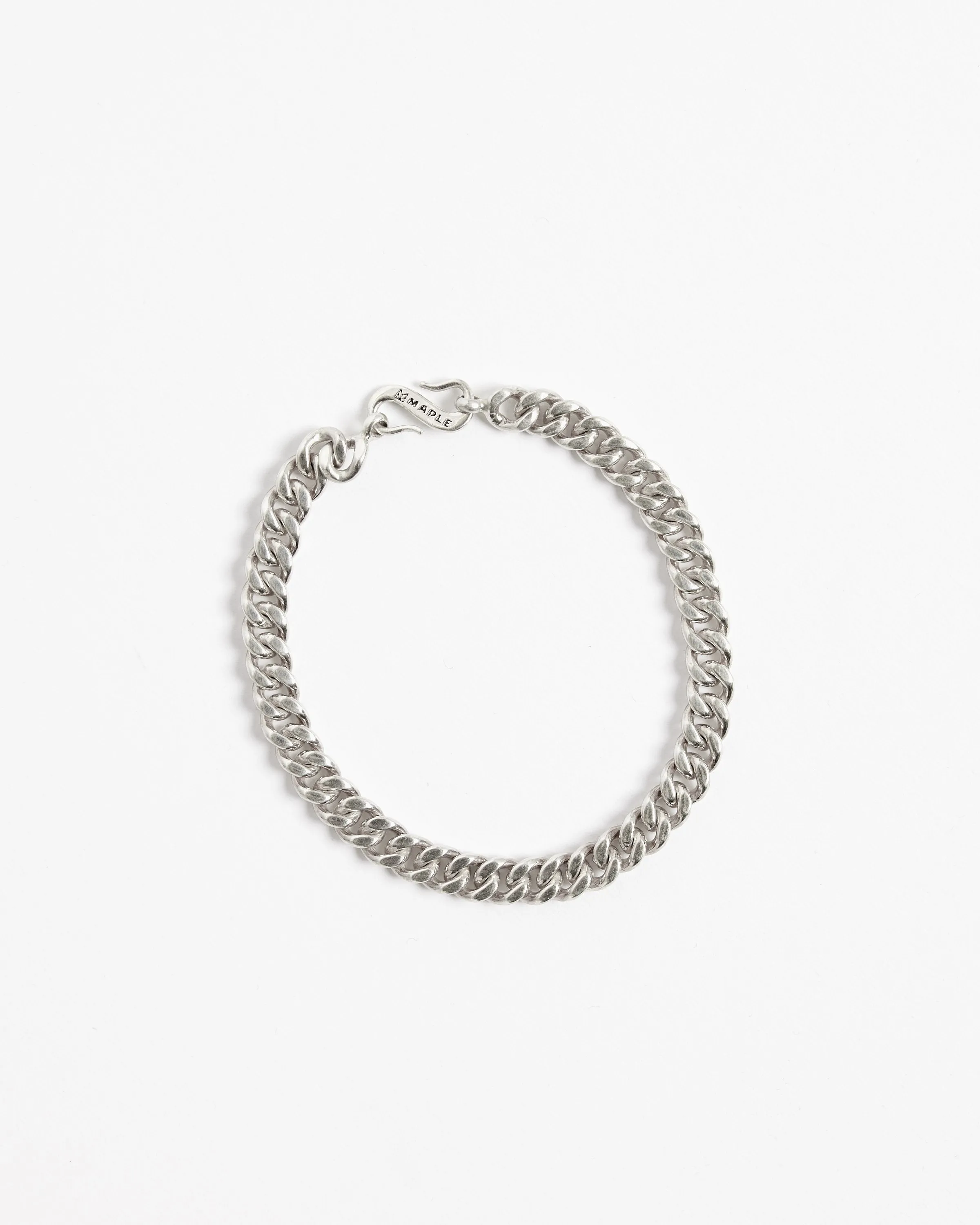 Cuban Link Bracelet 8mm in Silver