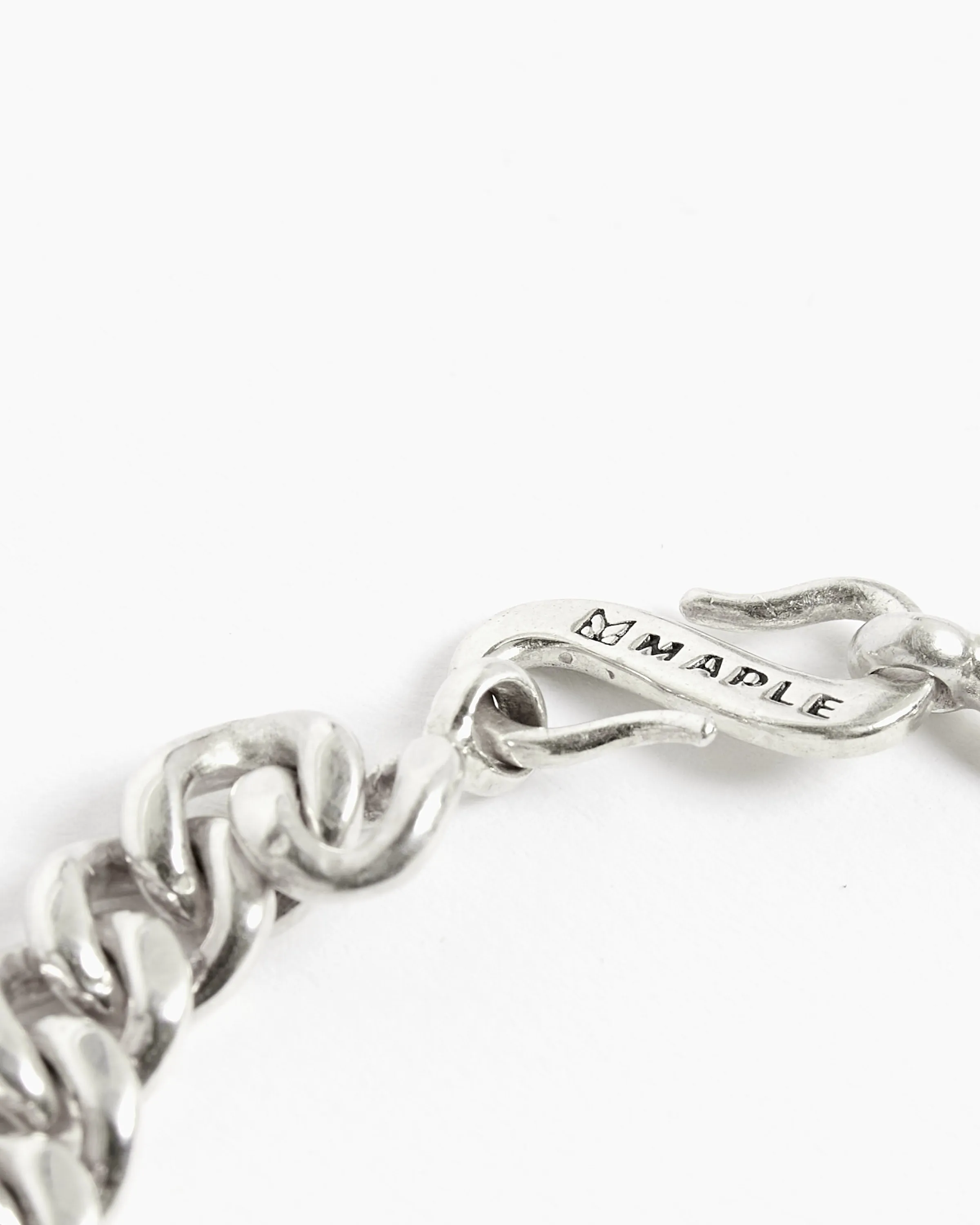 Cuban Link Bracelet 8mm in Silver