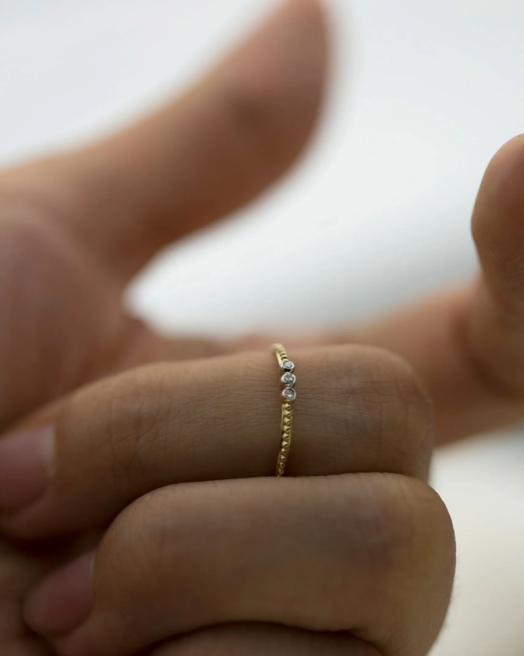 Diamond Knuckle Ring