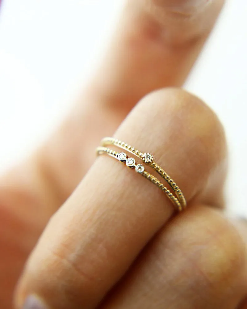 Diamond Knuckle Ring