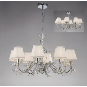 Diyas IL31218 Willow Pendant Polished Chrome/crystal