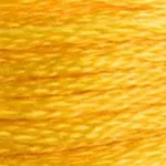 DMC cotton embroidery floss (8m) - Yellow - DMC Cotton Embroidery Floss (8,7y) - Yellow 