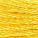 DMC cotton embroidery floss (8m) - Yellow - DMC Cotton Embroidery Floss (8,7y) - Yellow 