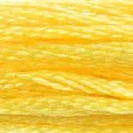 DMC cotton embroidery floss (8m) - Yellow - DMC Cotton Embroidery Floss (8,7y) - Yellow 