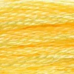 DMC cotton embroidery floss (8m) - Yellow - DMC Cotton Embroidery Floss (8,7y) - Yellow 