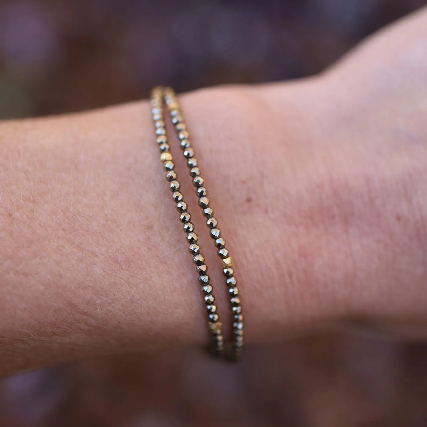 Double Pyrite Bracelet