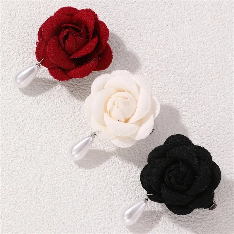 Elegant Lady Korean Style Flower Artificial Flower Women's Brooches