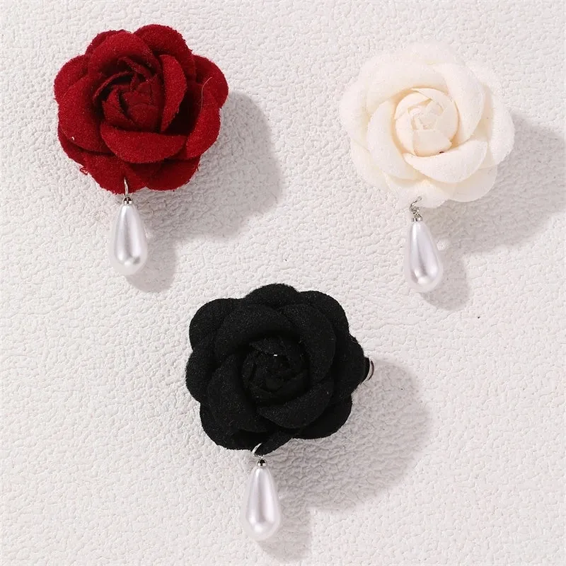 Elegant Lady Korean Style Flower Artificial Flower Women's Brooches