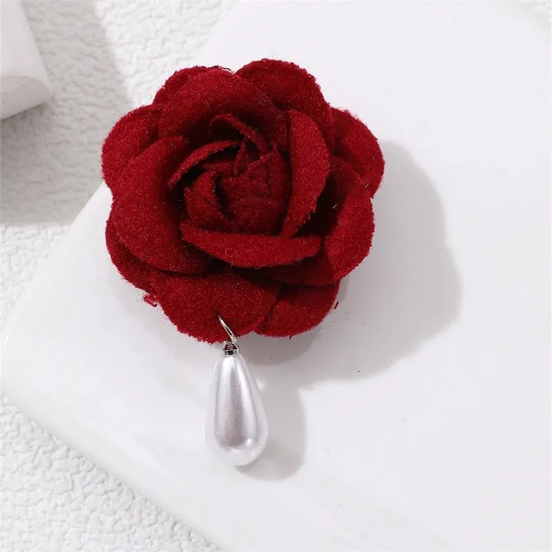 Elegant Lady Korean Style Flower Artificial Flower Women's Brooches