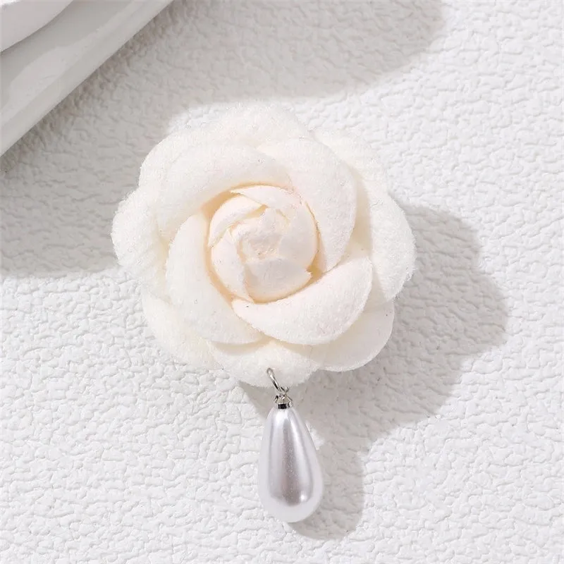 Elegant Lady Korean Style Flower Artificial Flower Women's Brooches