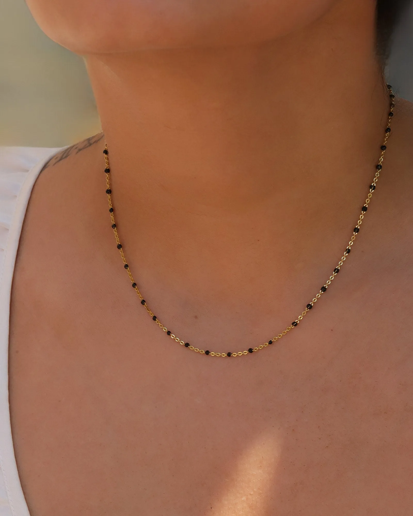 Enamel Chain Necklace