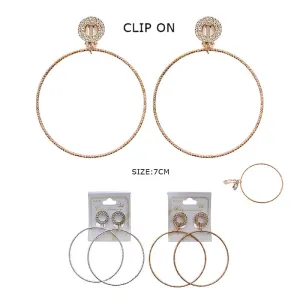 Fashion Clip On Earrings 2772GS ( 12 units)