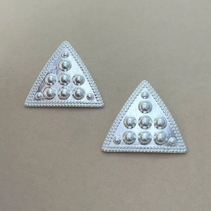 Geometric Triangle Bord Punk Earrings