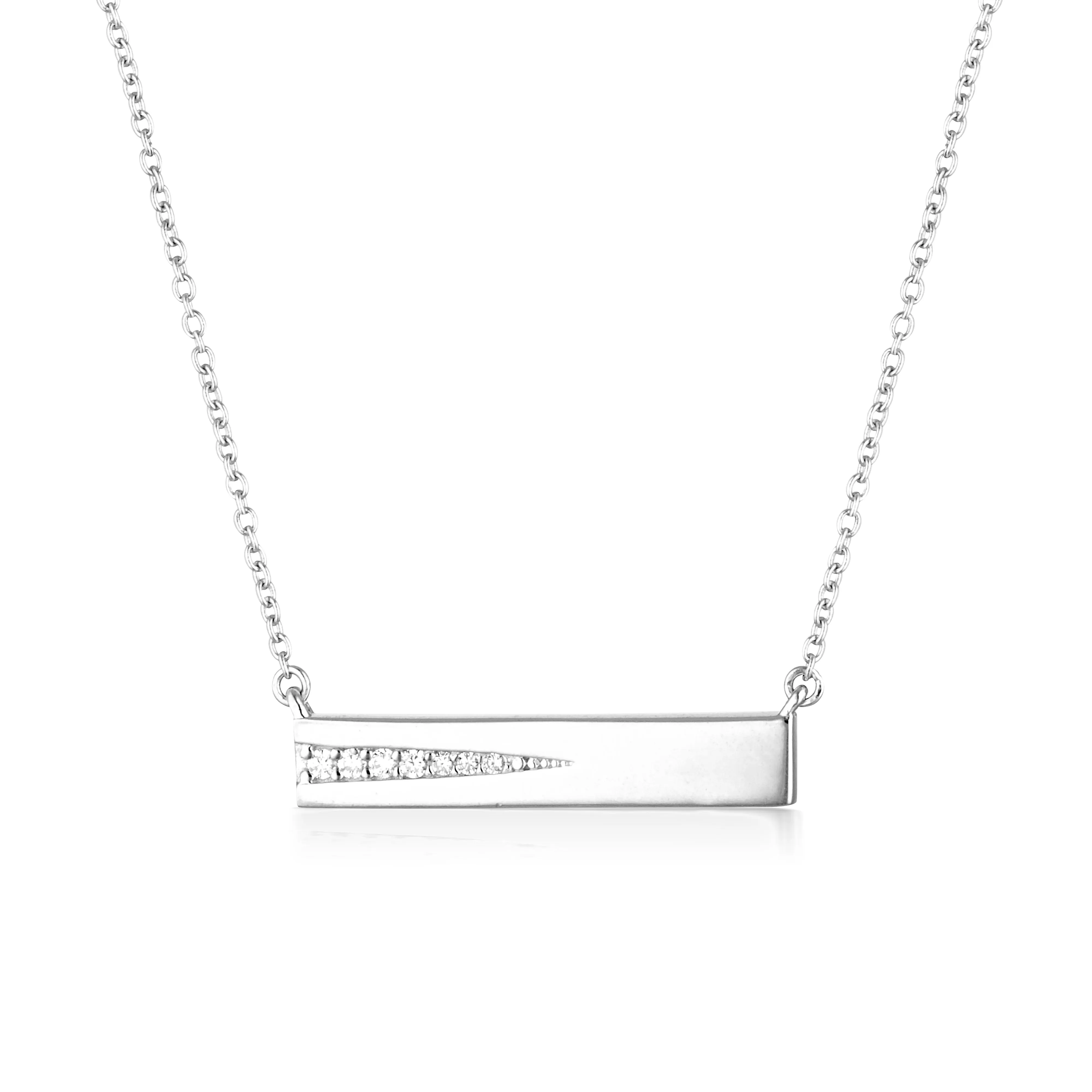 GEORGINI THE LAYERED EDIT GILDED PENDANT SILVER