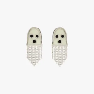 Glow in the Dark Ghost Emoji Stud