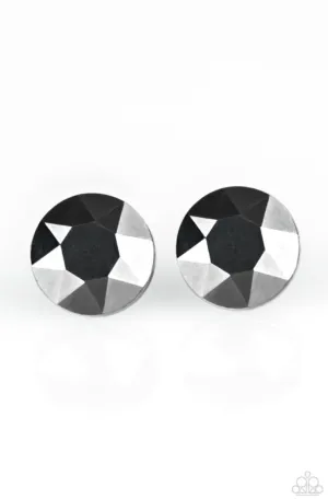 GLOWING, GLOWING, Gone! Silver Post Earrings - Paparazzi Accessories